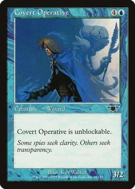 Covert Operative, Magic card LGN 33 — Legions set