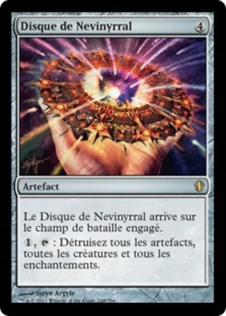 Disque de Nevinyrral, carte Magic C13 248 — extension Commander 2013