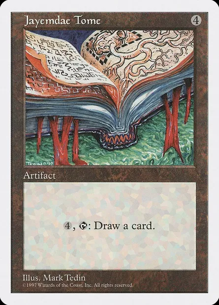 Jayemdae Tome, Magic card 5ED 384 — Fifth Edition set