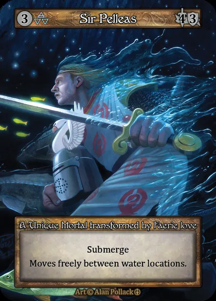Sir Pelleas, Sorcery card ATH 083 — Arthurian Legends set
