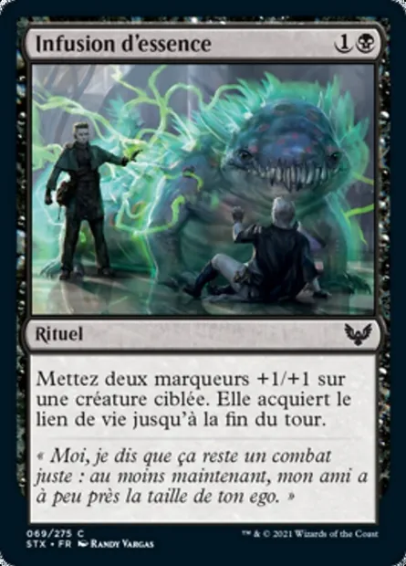 Infusion d'essence, carte Magic STX 69 — extension Strixhaven: l'Académie des Mages