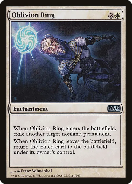 Oblivion Ring, Magic card M12 27 — Magic 2012 set