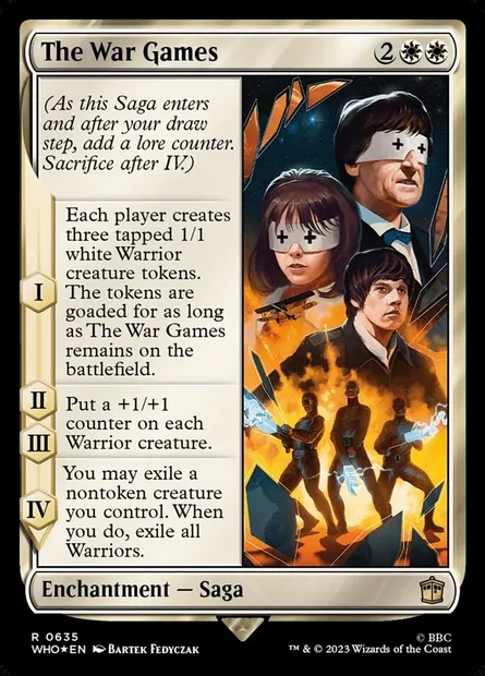 The War Games, Magic card WHO 635 — Doctor Who set
