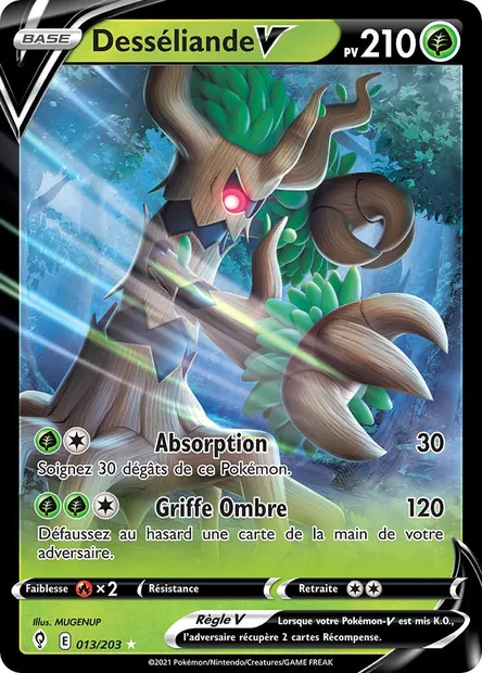 Desséliande V, carte Pokémon EVS 13 — extension Évolution Céleste