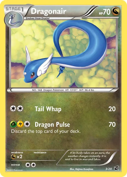 Dragonair, Pokémon card DRV 3 — Dragon Vault set