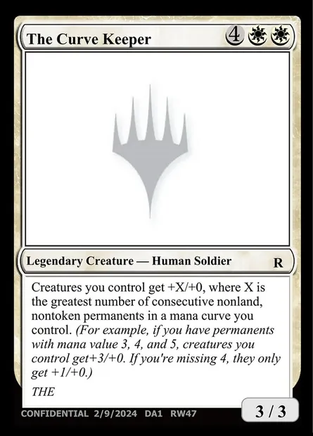 The Curve Keeper, carte Magic UNK RW47 — extension Unknown Event