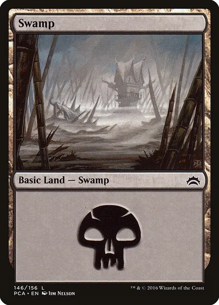 Marais, carte Magic PCA 146 — extension Planechase Anthology