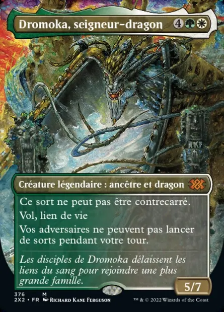 Dromoka, seigneur-dragon, carte Magic 2X2 376 — extension Double Masters 2022