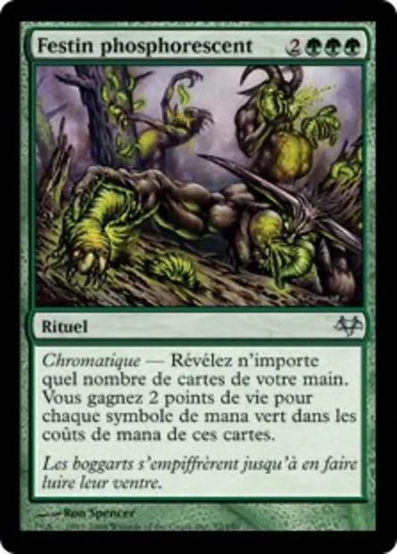 Festin phosphorescent, carte Magic EVE 72 — extension Coucheciel