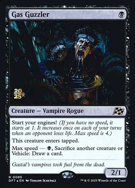 Énergivore, carte Magic PDFT 85s — extension Aetherdrift Promos