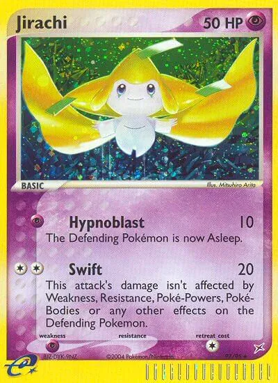 Jirachi, Pokémon card MA 97 — Team Magma vs Team Aqua set