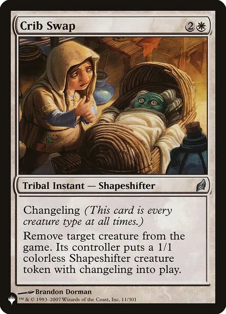 Crib Swap, Magic card PLST LRW-11 — The List set
