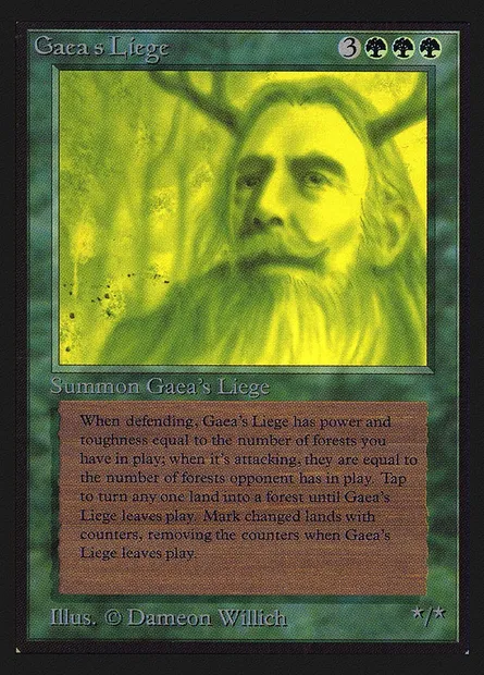 Gaea's Liege, Magic card CED 197 — Collectors' Edition set
