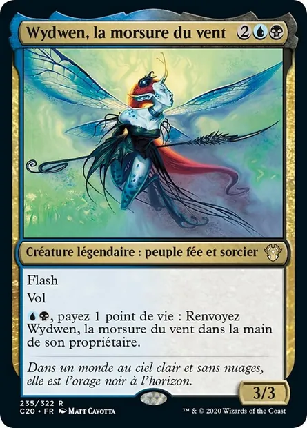 Wydwen, la morsure du vent, carte Magic C20 235 — extension Commander 2020