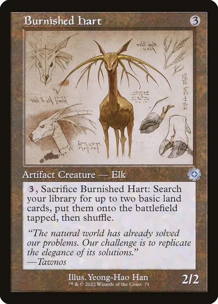 Burnished Hart, Magic card BRR 71 — The Brothers' War Retro Artifacts set