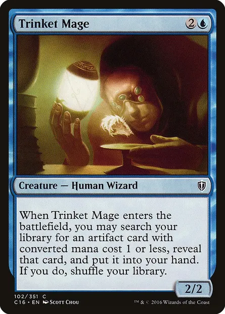 Trinket Mage, Magic card C16 102 — Commander 2016 set