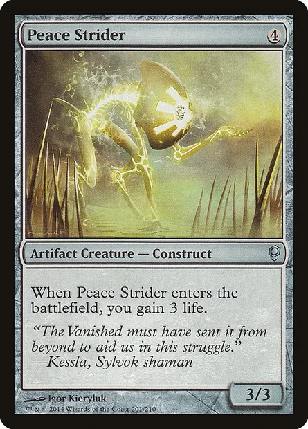 Peace Strider, Magic card CNS 201 — Conspiracy set