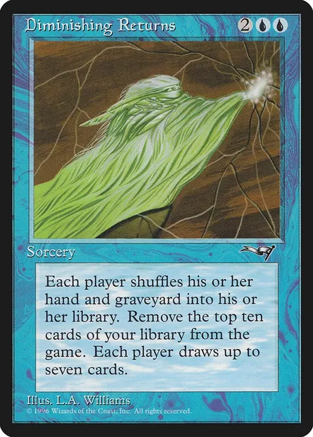 Diminishing Returns, Magic card ALL 26 — Alliances set