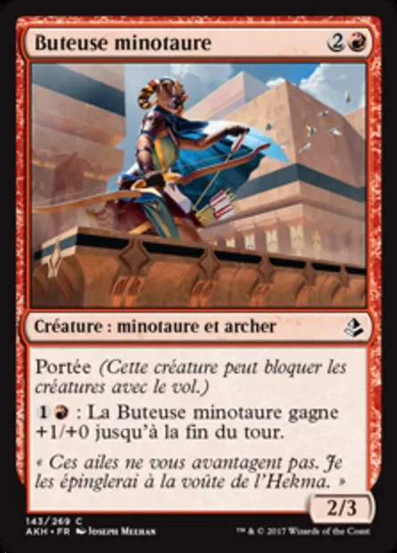 Buteuse minotaure, carte Magic AKH 143 — extension Amonkhet