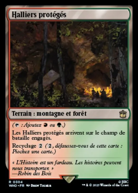 Halliers protégés, carte Magic WHO 304 — extension Doctor Who