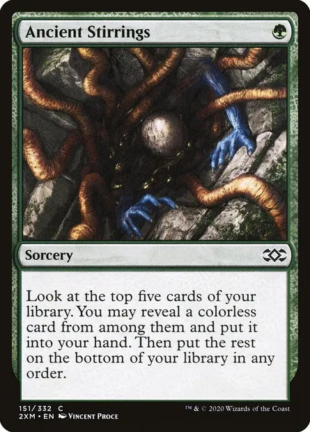 Ancient Stirrings, Magic card 2XM 151 — Double Masters set