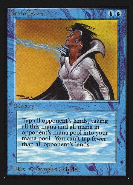 Drain d'énergie, carte Magic CED 57 — extension Collectors' Edition