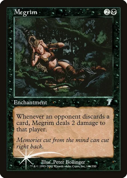 Megrim, Magic card 7ED 146★ — Seventh Edition set