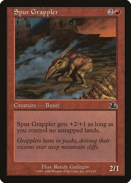 Grappéron, carte Magic PCY 104 — extension Prophétie