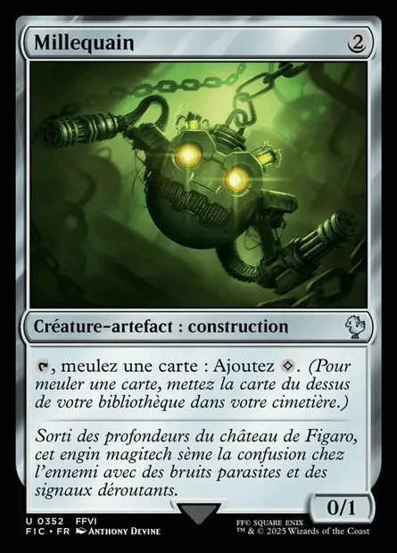 Millequain, carte Magic FIC 352 — extension Final Fantasy Commander