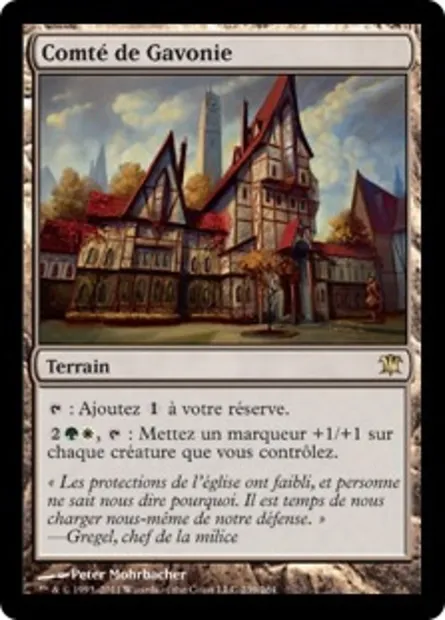 Comté de Gavonie, carte Magic ISD 239 — extension Innistrad