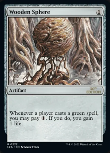 Sphère de bois, carte Magic 30A 272 — extension 30th Anniversary Edition