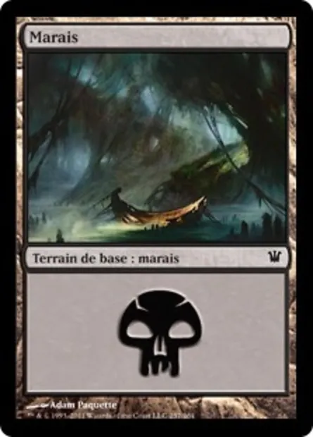 Marais, carte Magic ISD 257 — extension Innistrad