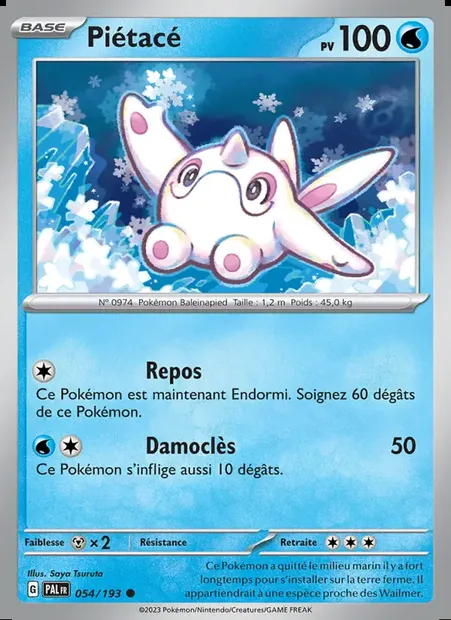 Piétacé, carte Pokémon PAL 054 — extension Évolutions à Paldea