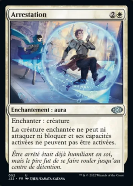 Arrestation, carte Magic J22 52 — extension Jumpstart 2022