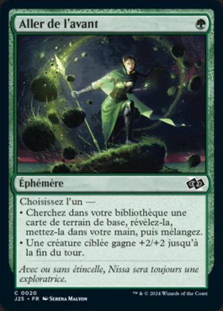 Aller de l'avant, carte Magic J25 20 — extension Foundations Jumpstart