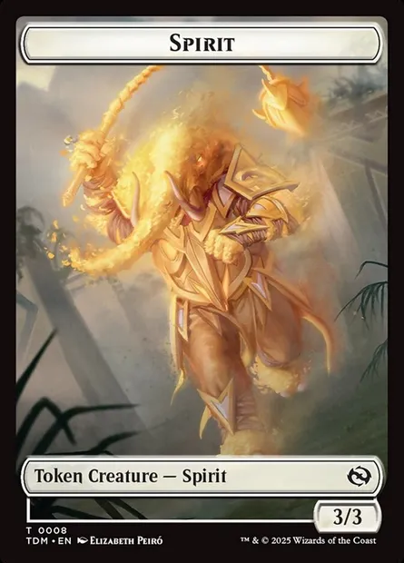 Spirit, carte Magic TTDM 8 — extension Tarkir: Dragonstorm Tokens