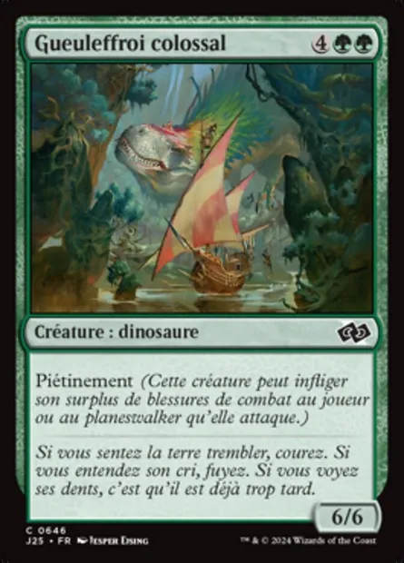 Gueuleffroi colossal, carte Magic J25 646 — extension Foundations Jumpstart