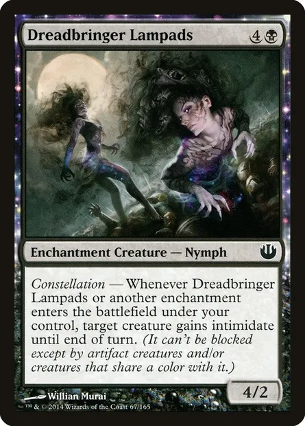 Dreadbringer Lampads, Magic card JOU 67 — Journey into Nyx set