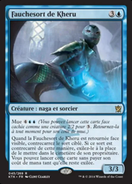 Fauchesort de Kheru, carte Magic KTK 45 — extension Les Khans de Tarkir