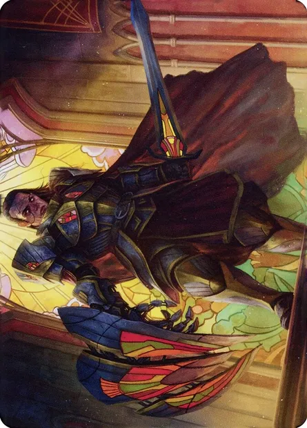 Benalish Sleeper // Benalish Sleeper, carte Magic ADMU 4 — extension Dominaria United Art Series