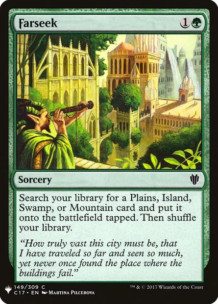 Farseek, Magic card PLST C17-149 — The List set