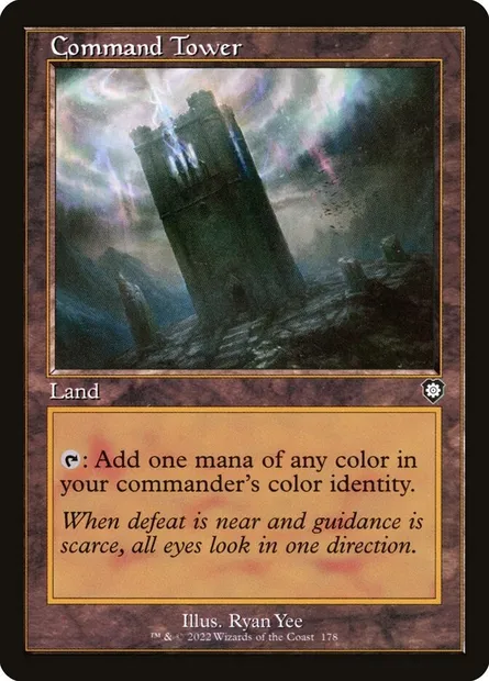 Command Tower, Magic card BRC 178 — The Brothers' War Commander set