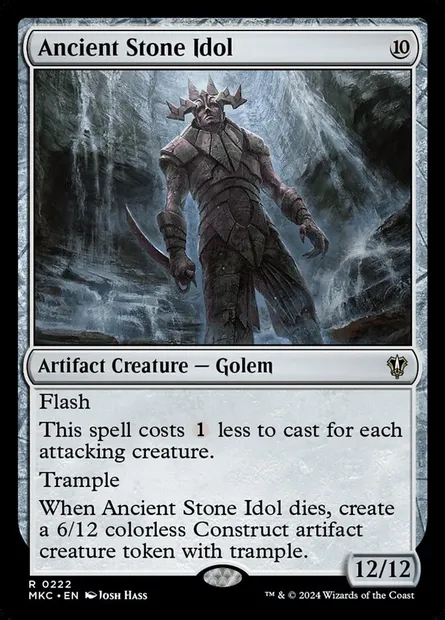 Ancient Stone Idol, Magic card MKC 222 — Murders at Karlov Manor Commander set