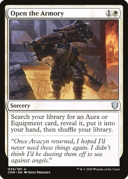 Open the Armory, Magic card CMR 34 — Commander Legends set