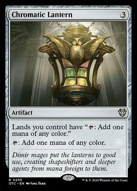 Chromatic Lantern, Magic card OTC 255 — Outlaws of Thunder Junction Commander set