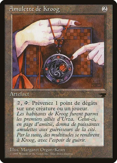 Amulette de Kroog, carte Magic REN 99 — extension Renaissance