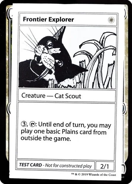 Frontier Explorer, Magic card CMB2 6 — Mystery Booster Playtest Cards 2021 set