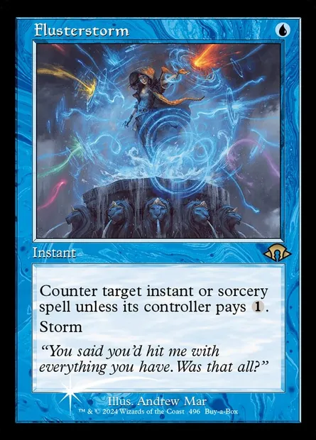 Flusterstorm, Magic card MH3 496 — Modern Horizons 3 set