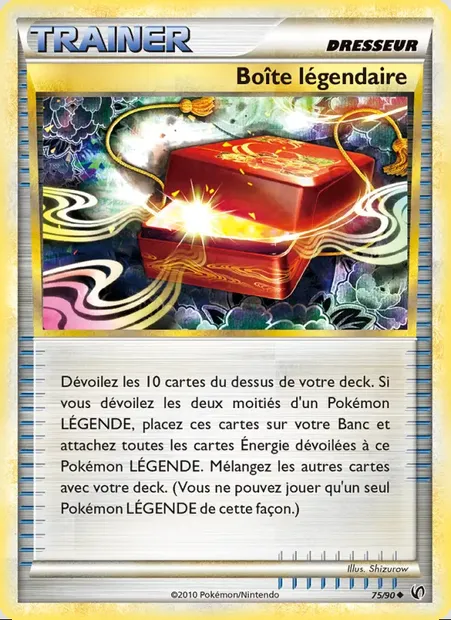Boîte légendaire, carte Pokémon UD 75 — extension Indomptable