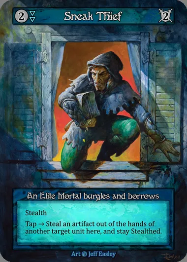 Sneak Thief, carte Sorcery BET 161 — extension Beta